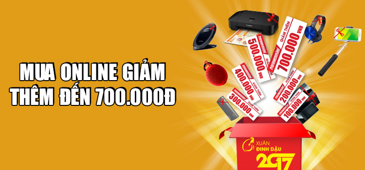 Tưng bừng tết đinh dậu 2017 mua bao nhiêu, giảm bấy nhiêu.
